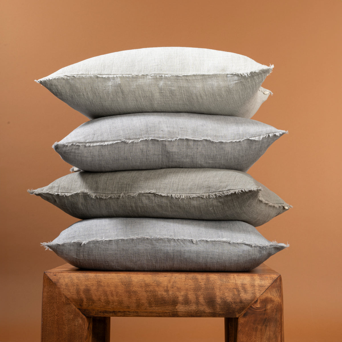 Lina Linen Pillow Celery Root 24x24 main image 1
