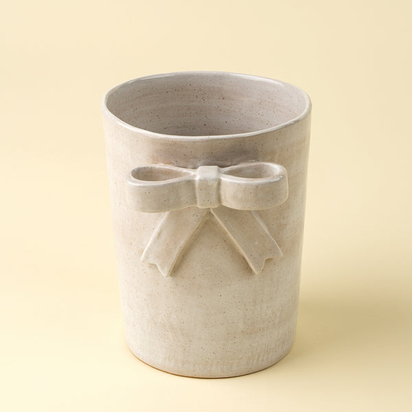 Stoneware Bow Crock