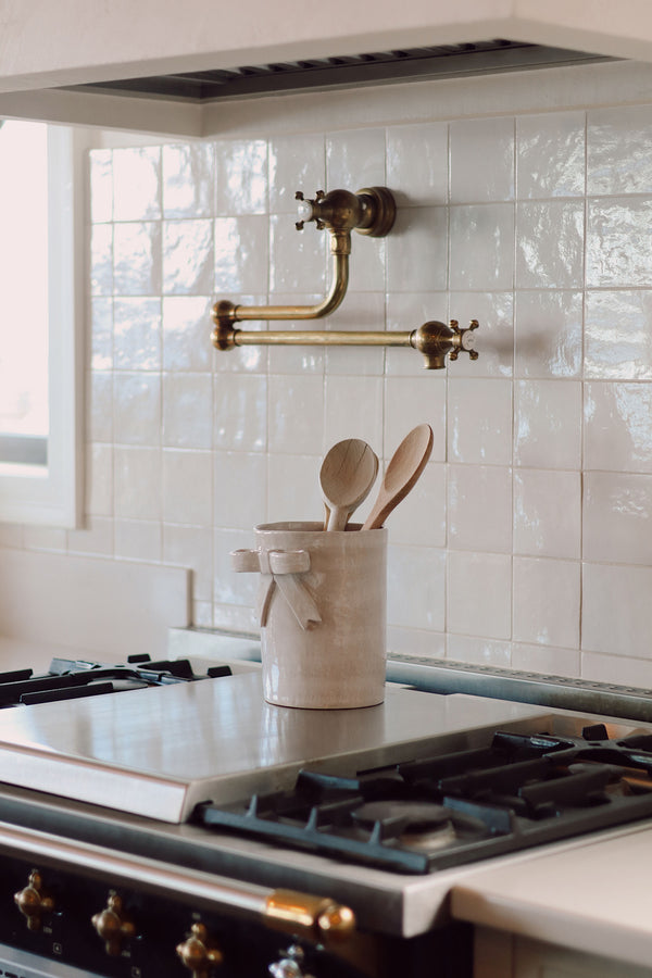 Stoneware Bow Crock