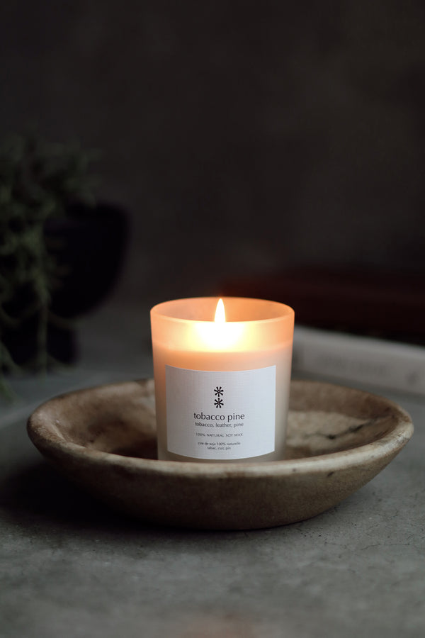 Tobacco Pine Soy Candle