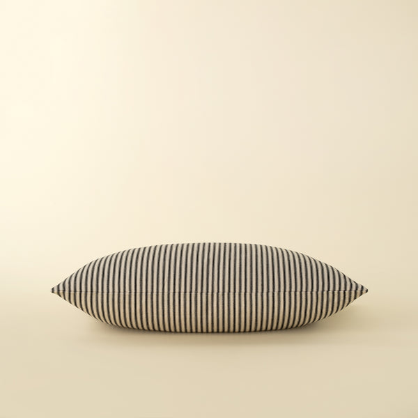 21x12 Black Ticking Pillow