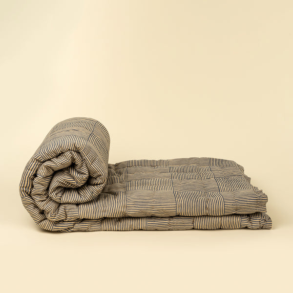 Terrace Block Print Quilt, King Size