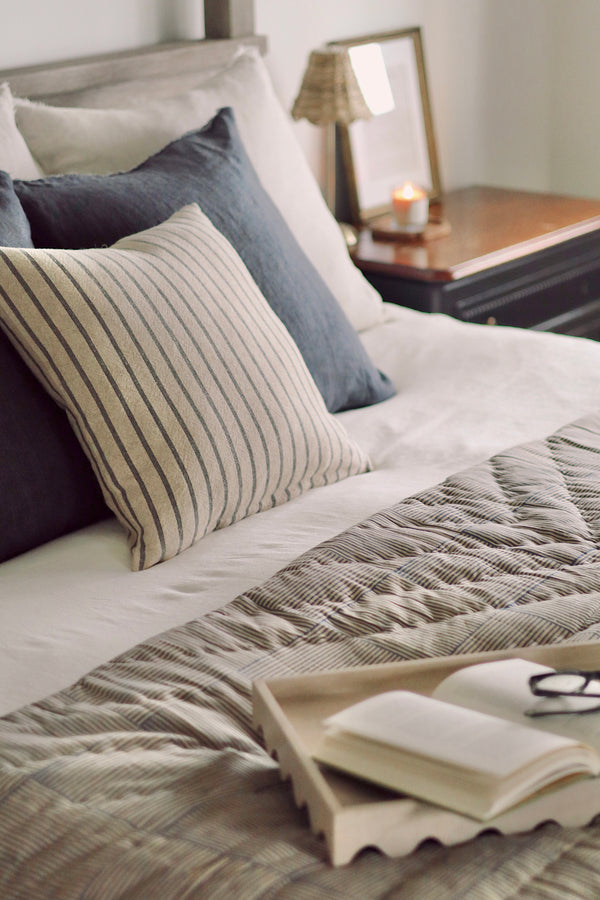Terrace Block Print Quilt, King Size