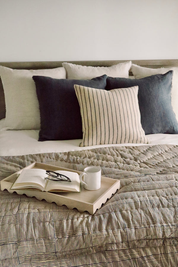 Terrace Block Print Quilt, King Size