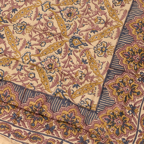 Luna Vine Block Print Quilt, King Size