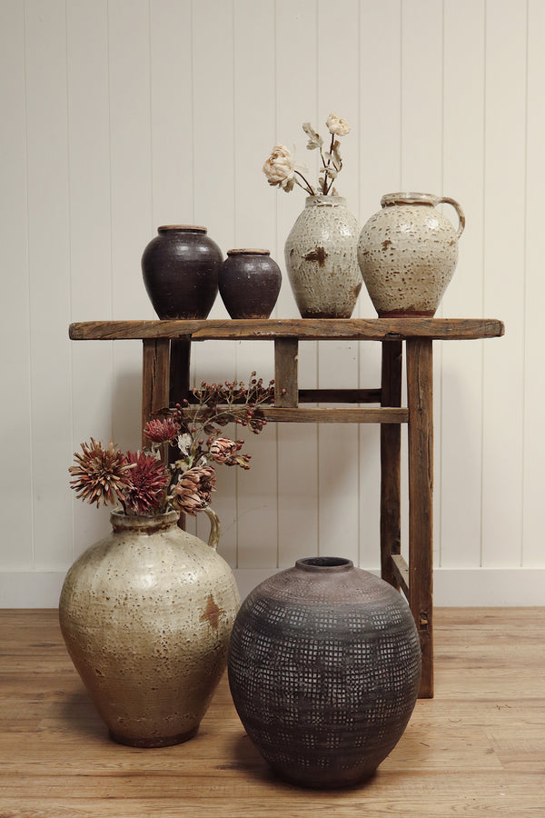 Atlas Terracotta Vase
