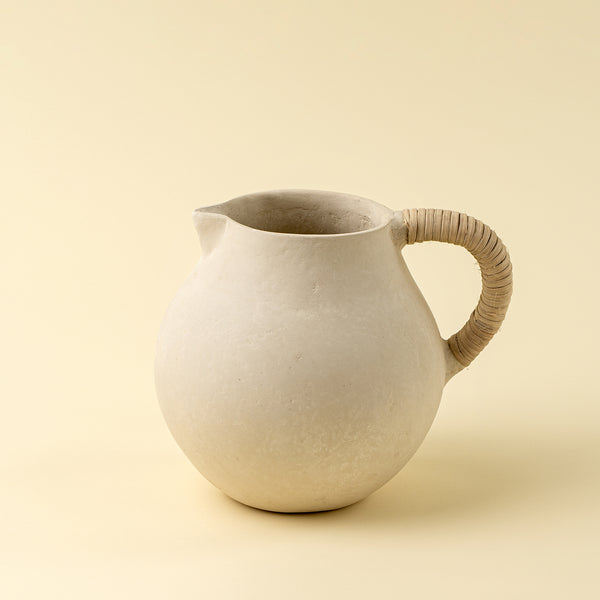Atelier Paper Mache Pitcher, Round