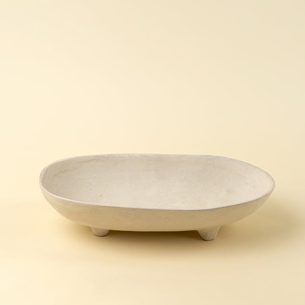 Pedestal Paper Mache Tray S