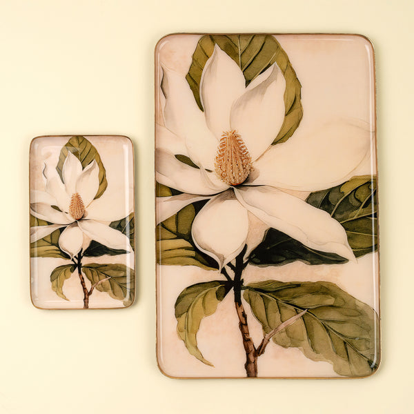 Magnolia Decorative Enameled Tray XL