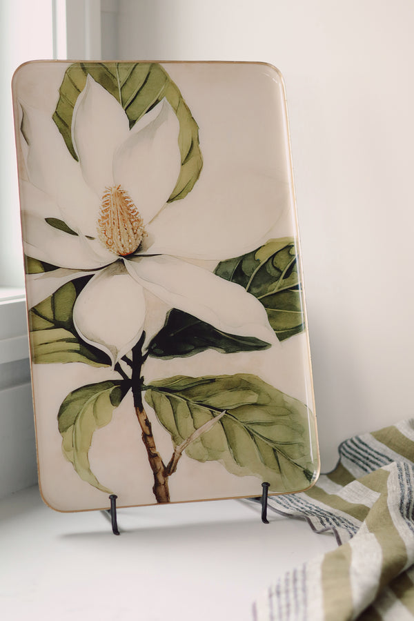 Magnolia Decorative Enameled Tray XL