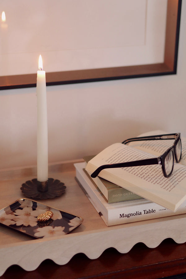 Midnight Cosmos Decorative Enameled Tray S