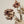 Real Touch Blooming Dahlia Spray, Brown