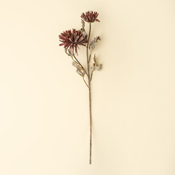 Real Touch Dahlia Spray, Burgundy