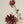 Real Touch Dahlia Spray, Burgundy