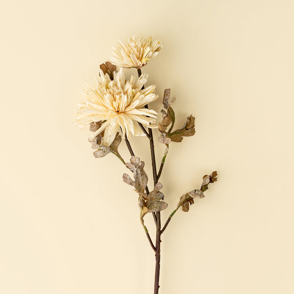 Real Touch Dahlia Spray, Cream
