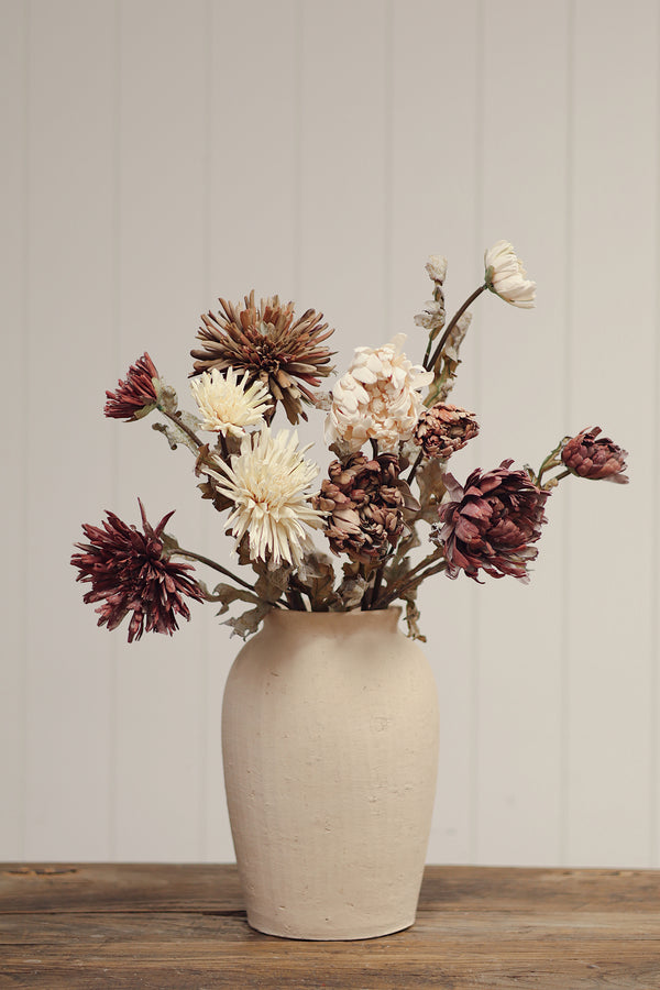 Real Touch Dahlia Spray, Cream