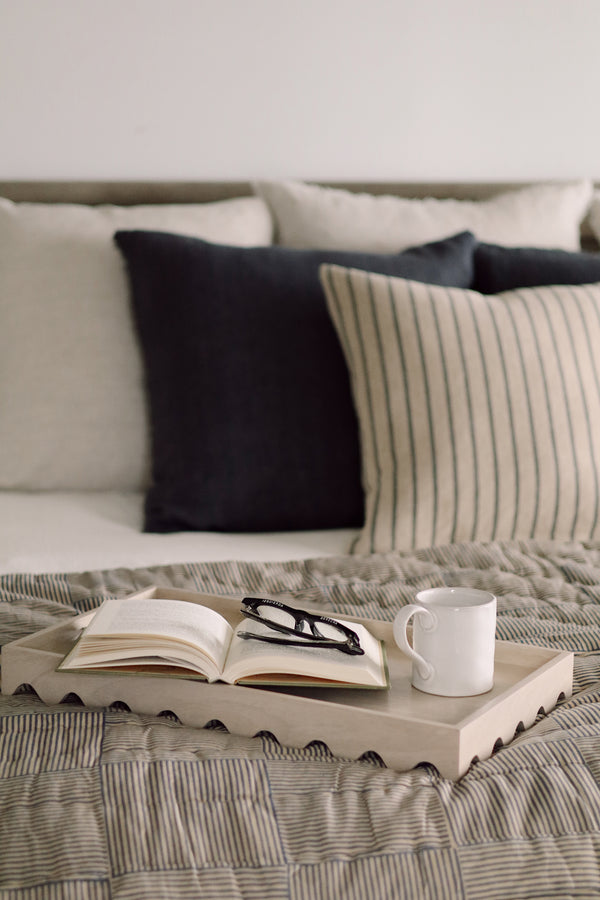 Scalloped Edge Tray, Rectangular