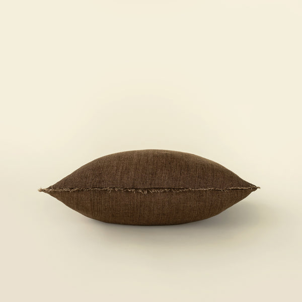 20x20 Lina Linen Pillow Mocha