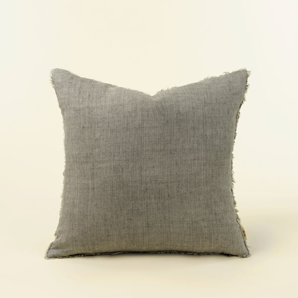 20x20 Lina Linen Pillow Warm Grey