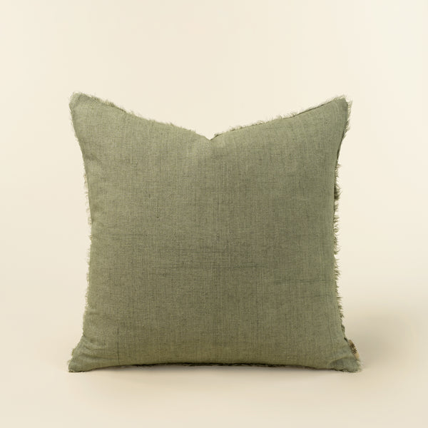 20x20 Lina Linen Pillow Celery Root