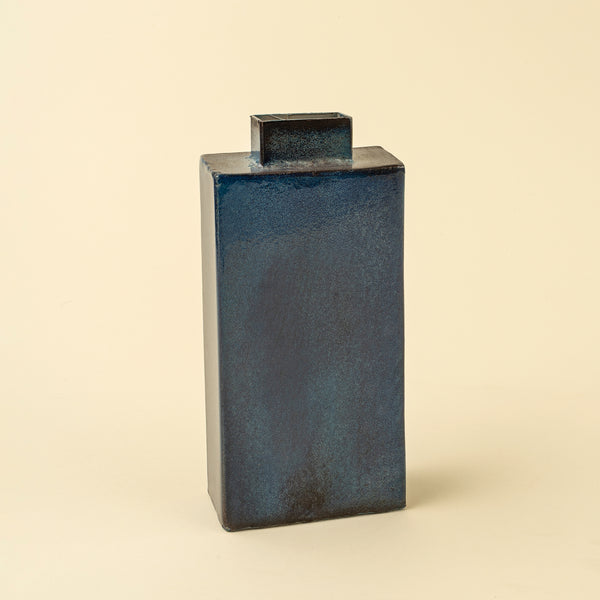 Forma Iron Vase L, Dark Blue