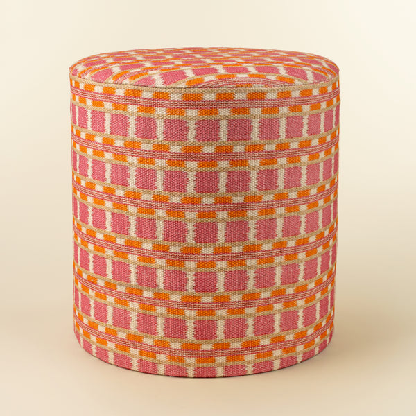Sorbet Ikat Upholstered Stool L
