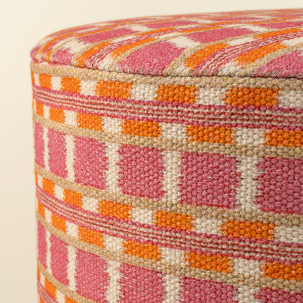 Sorbet Ikat Upholstered Stool L