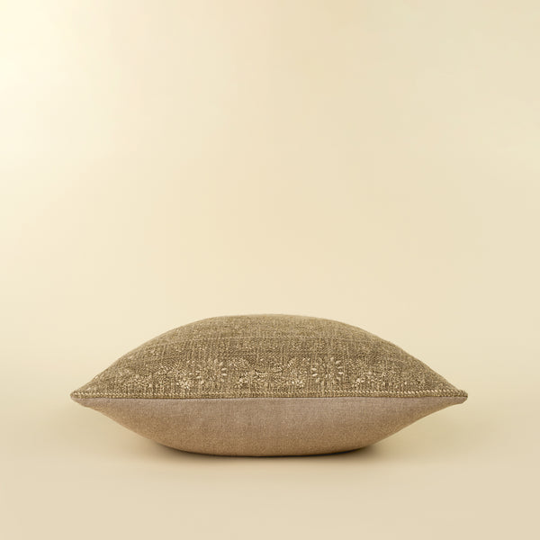20x20 Nisha Embroidered Pillow, Sage