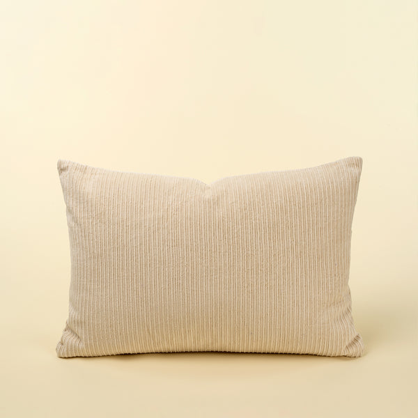 16x24 Wide Wale Corduroy Pillow, Ivory