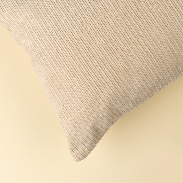 16x24 Wide Wale Corduroy Pillow, Ivory