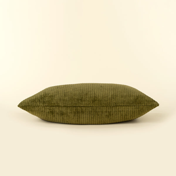 16x24 Wide Wale Corduroy Pillow, Moss