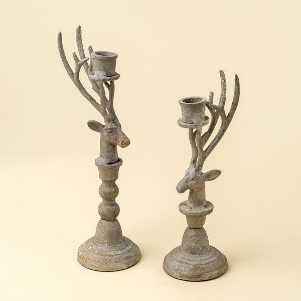Vintage Stag Candle Holder S