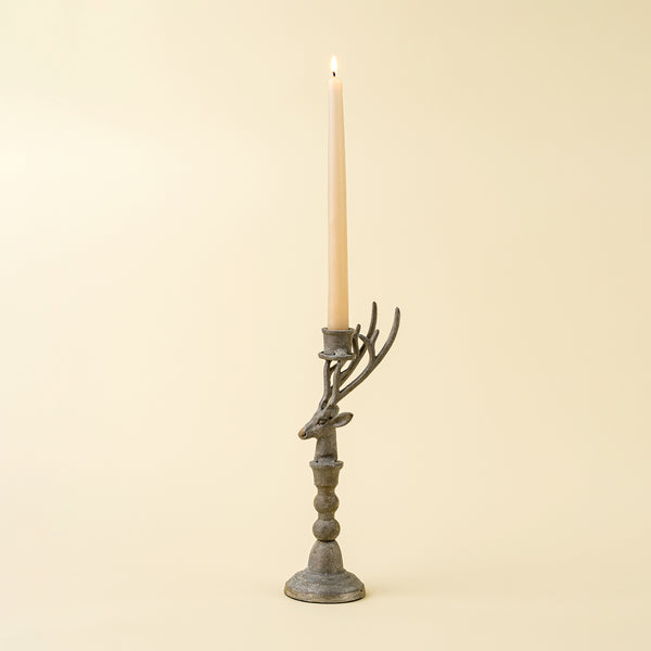 Vintage Stag Candle Holder L