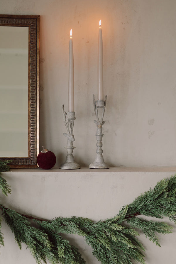Vintage Stag Candle Holder L