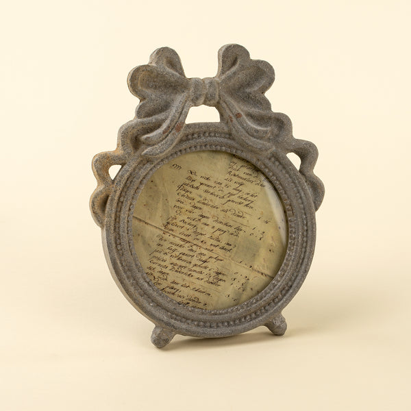 Antique Bow Picture Frame