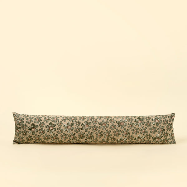 Daisy Play Long Polyfilled Lumbar, Green