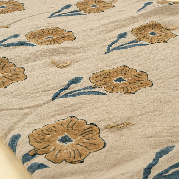 Prairie Linen Block Print French Mattress