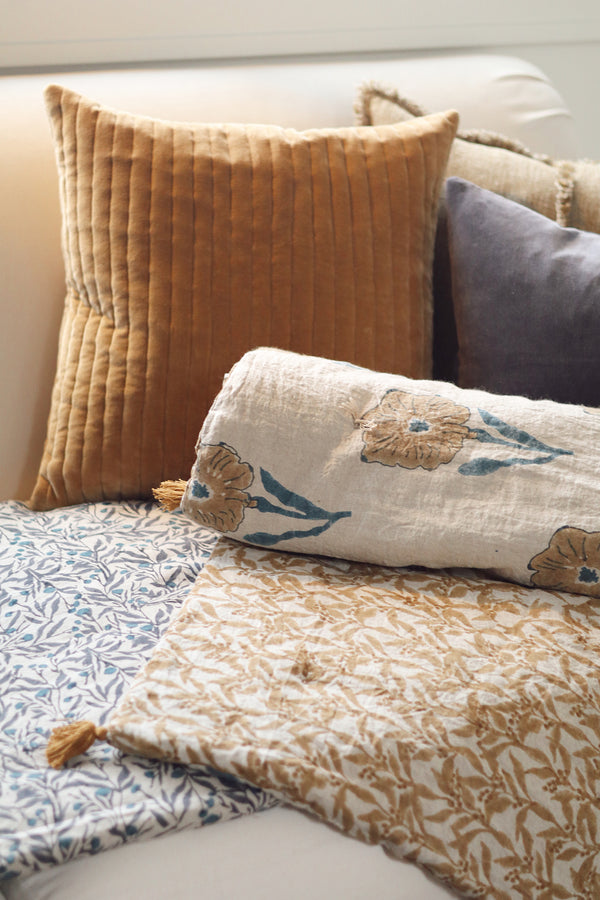 Prairie Linen Block Print French Mattress