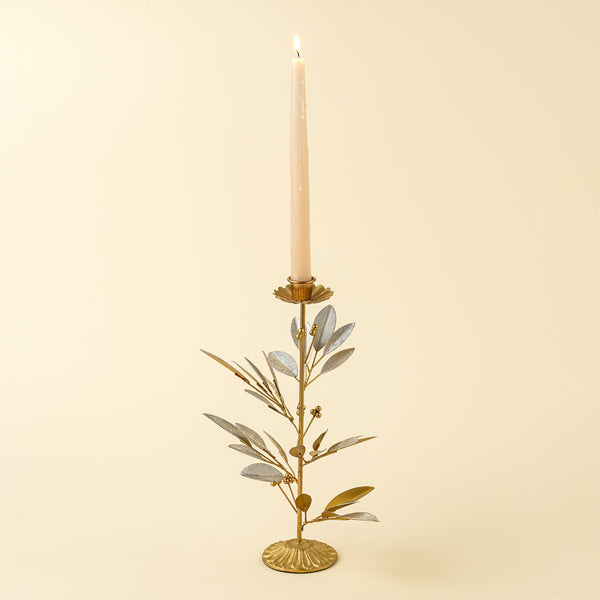 Winter Flora Candle Holder L