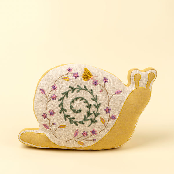 Spring Snail Pillow