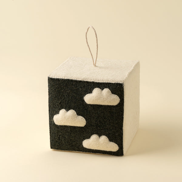 Cloudy Day Felt Doorstop