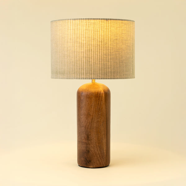 Stripe Block Print Lampshade