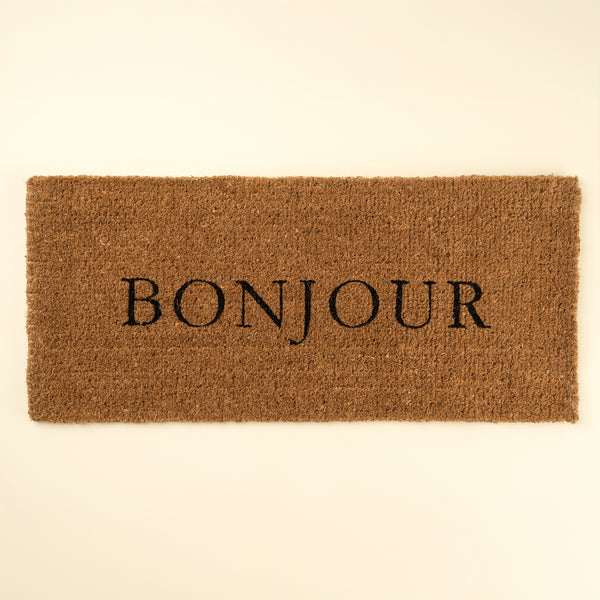 Bonjour Coir Doormat L