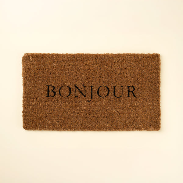 Bonjour Coir Doormat S