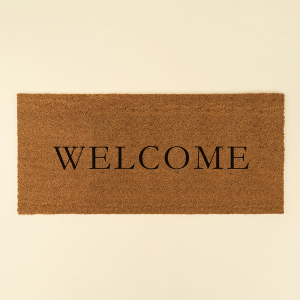 Welcome Doormat L, PVC Back