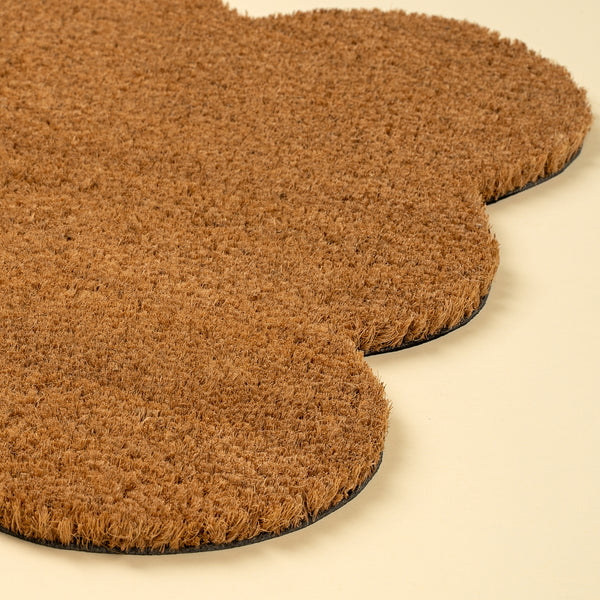 Scalloped Doormat L, PVC Back