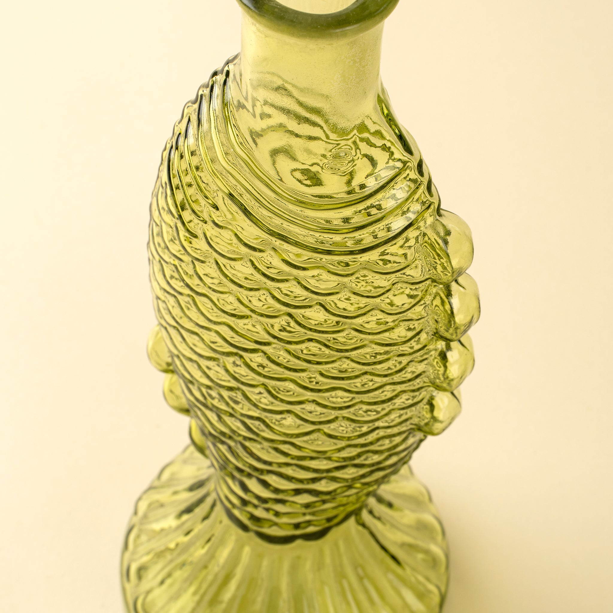 Fresh Catch Vase L, Green Sculptural Vase