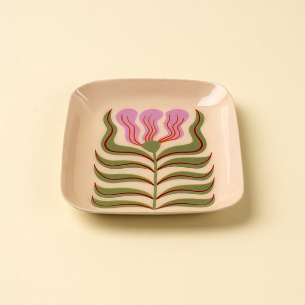 New Bloom Decorative Enameled Tray
