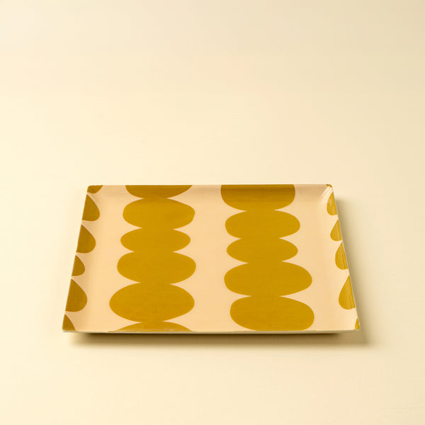 Bobble Decorative Enameled Tray