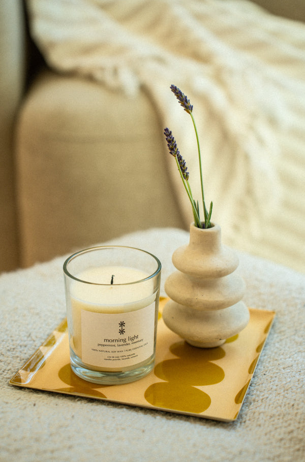 Bobble Decorative Enameled Tray